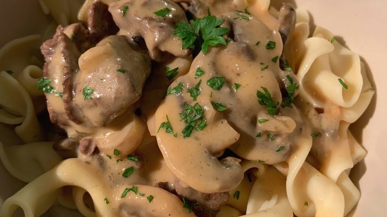 Venison Tips and Noodles