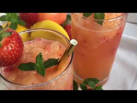 Strawberry Slush Cocktail