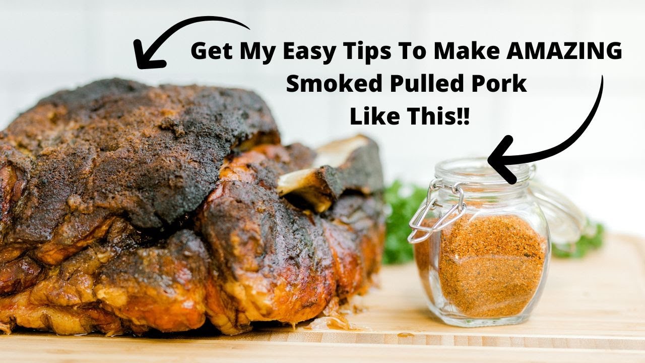 Get my step-by-step instructions to make the perfect Pulled  Pork Recipe on a smoker grill!