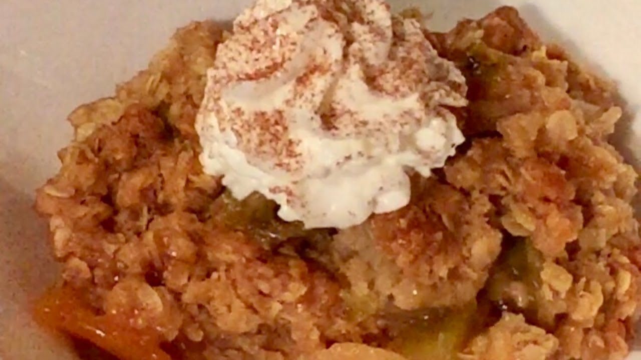 Rhubarb Apple Crisp