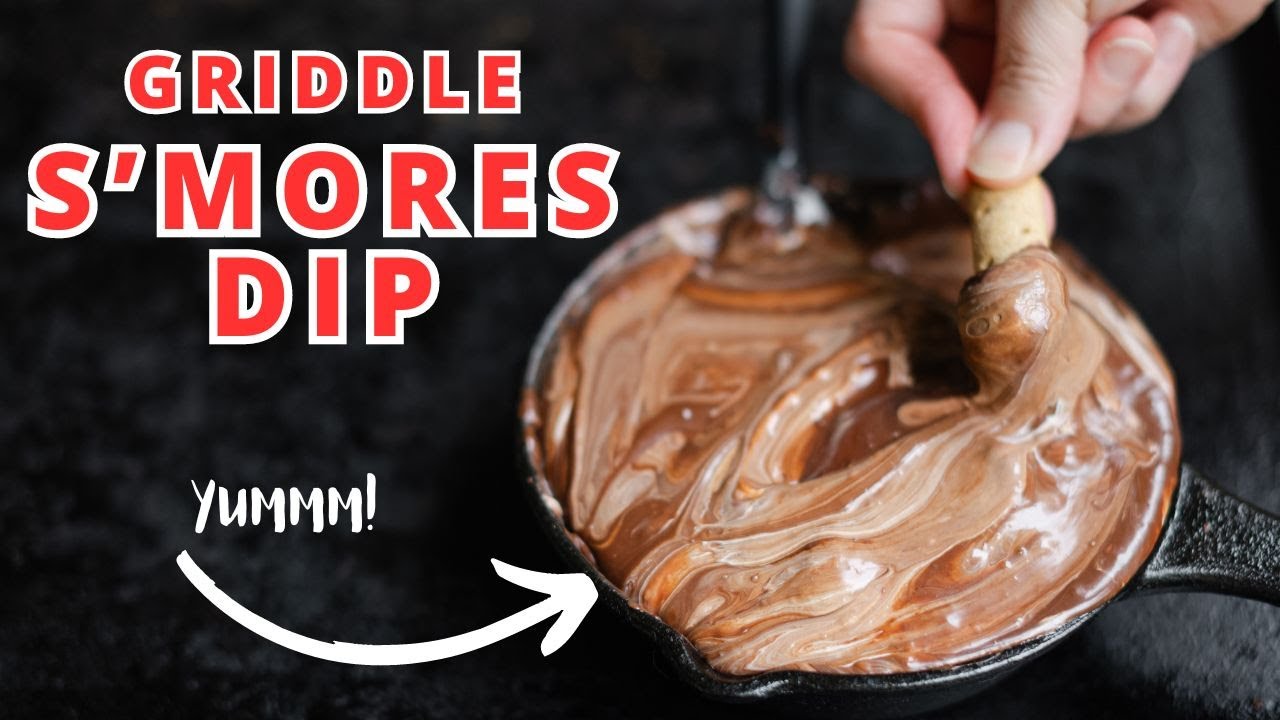 Griddle S'mores Dip Recipe - Prepared on the Flat Top Griddle in Just a Couple Minutes with 4 .....