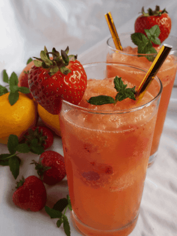 Strawberry Slush Cocktail
