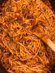 Baked Spaghetti - From Michigan To The Table