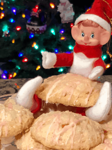 Elf on a Shelf Candy Cane Scomuffie