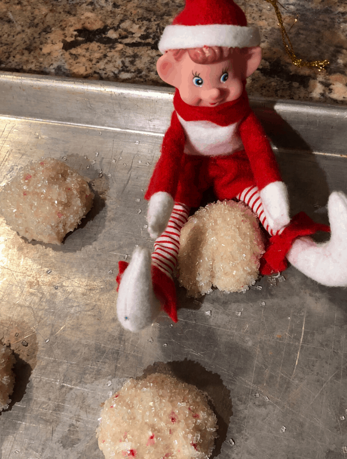 Scomuffie Dough Elf on the Shelf