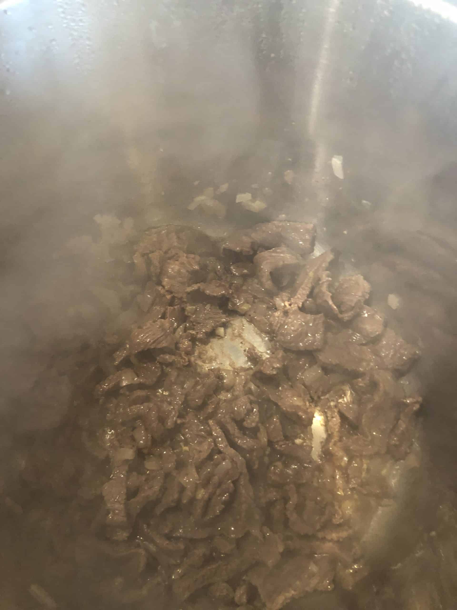 Sautéd Beef and Onions