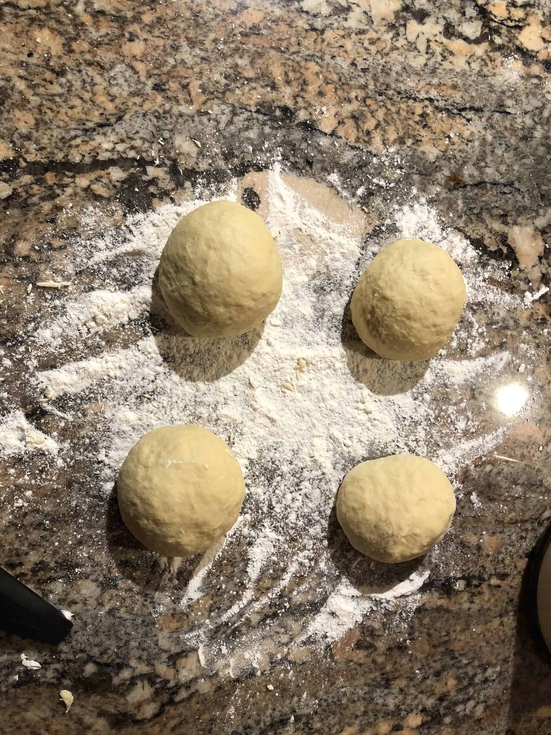4 Dough balls