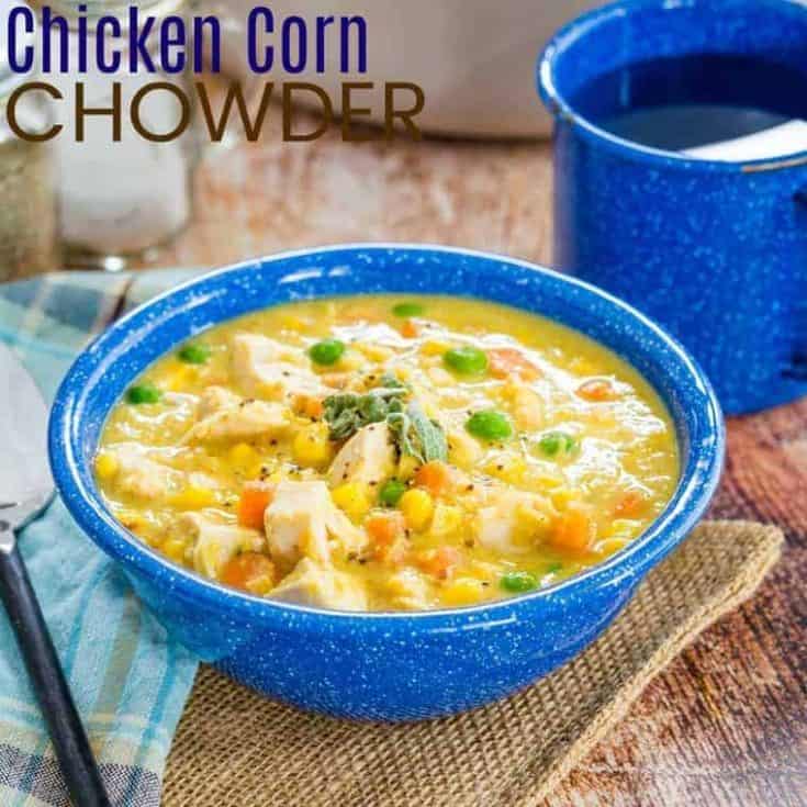 Image for Easy Chicken and Corn Chowder Soup Recipe