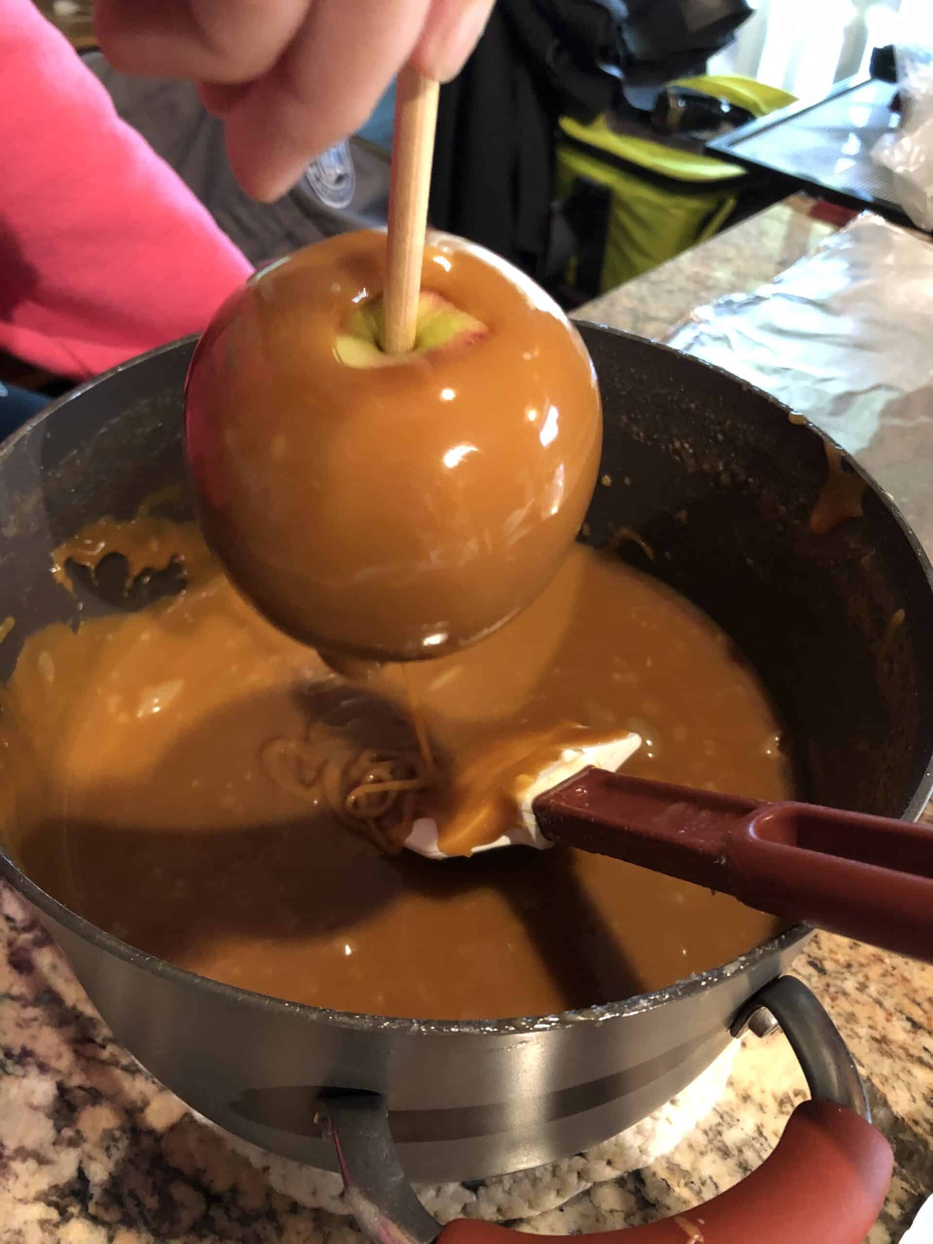 Dipped Caramel Apple