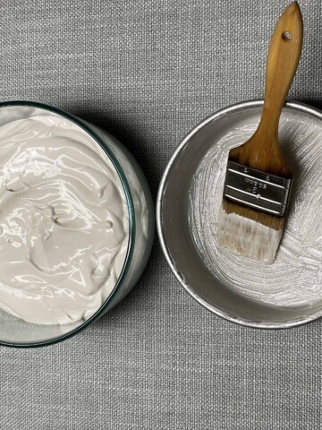 Pan Grease, Pan and Pastry Brush