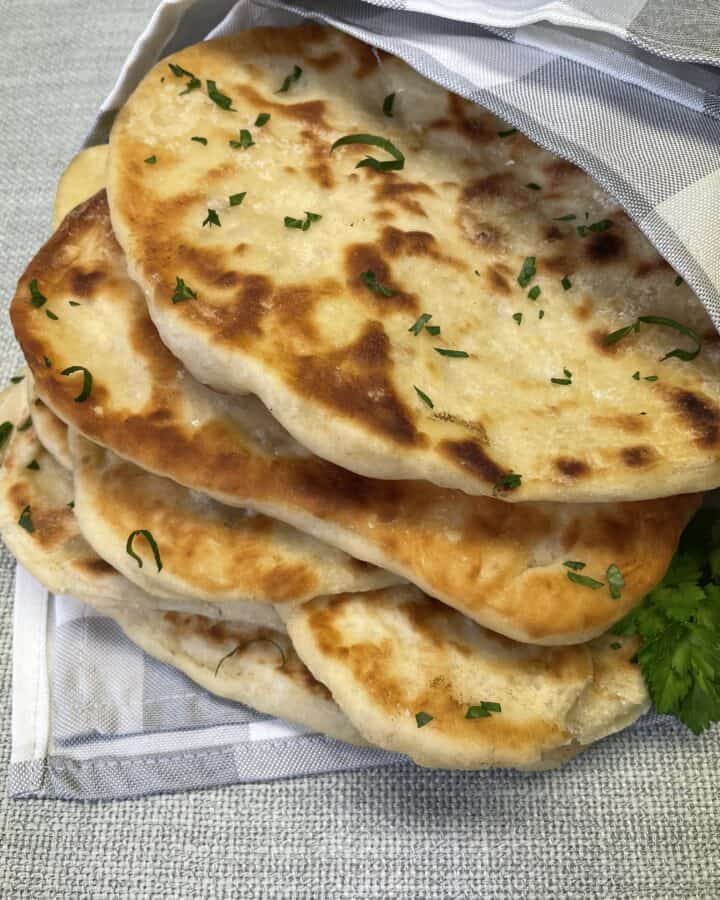 Naan Bread Stack