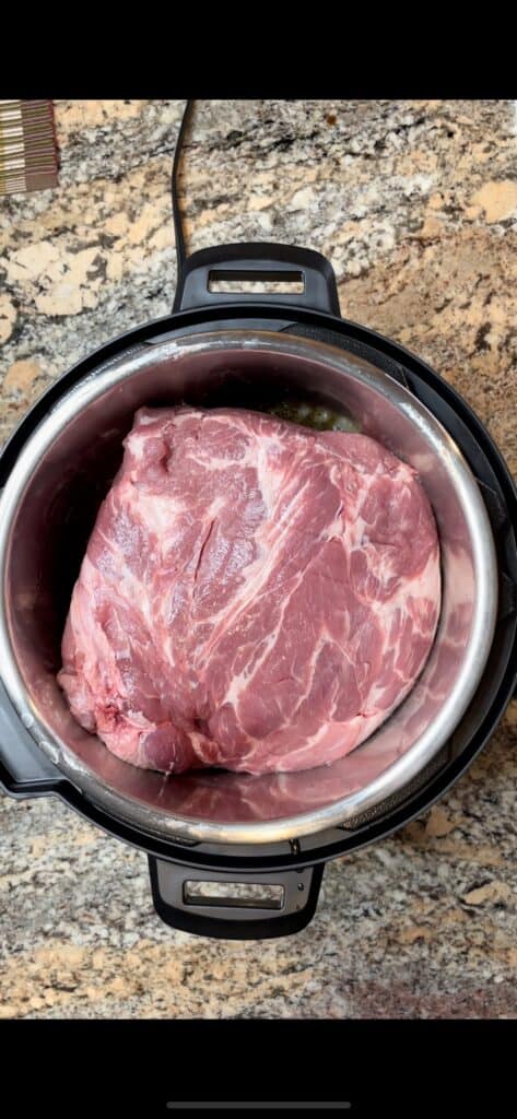 Place the Shoulder Butt Roast in the Pot.