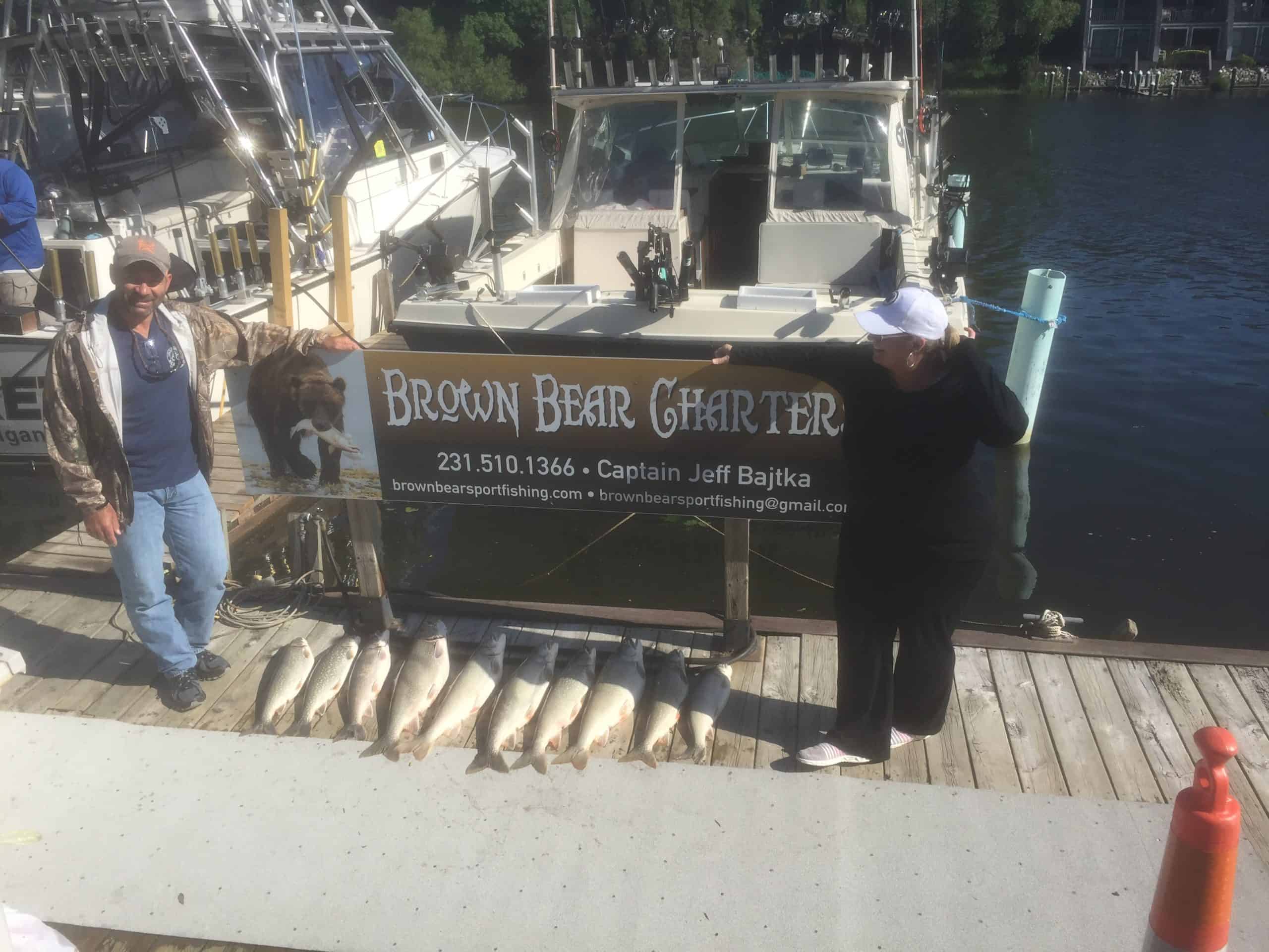 Brown Bear Sport Fishing Charter in Manistee, Michigan