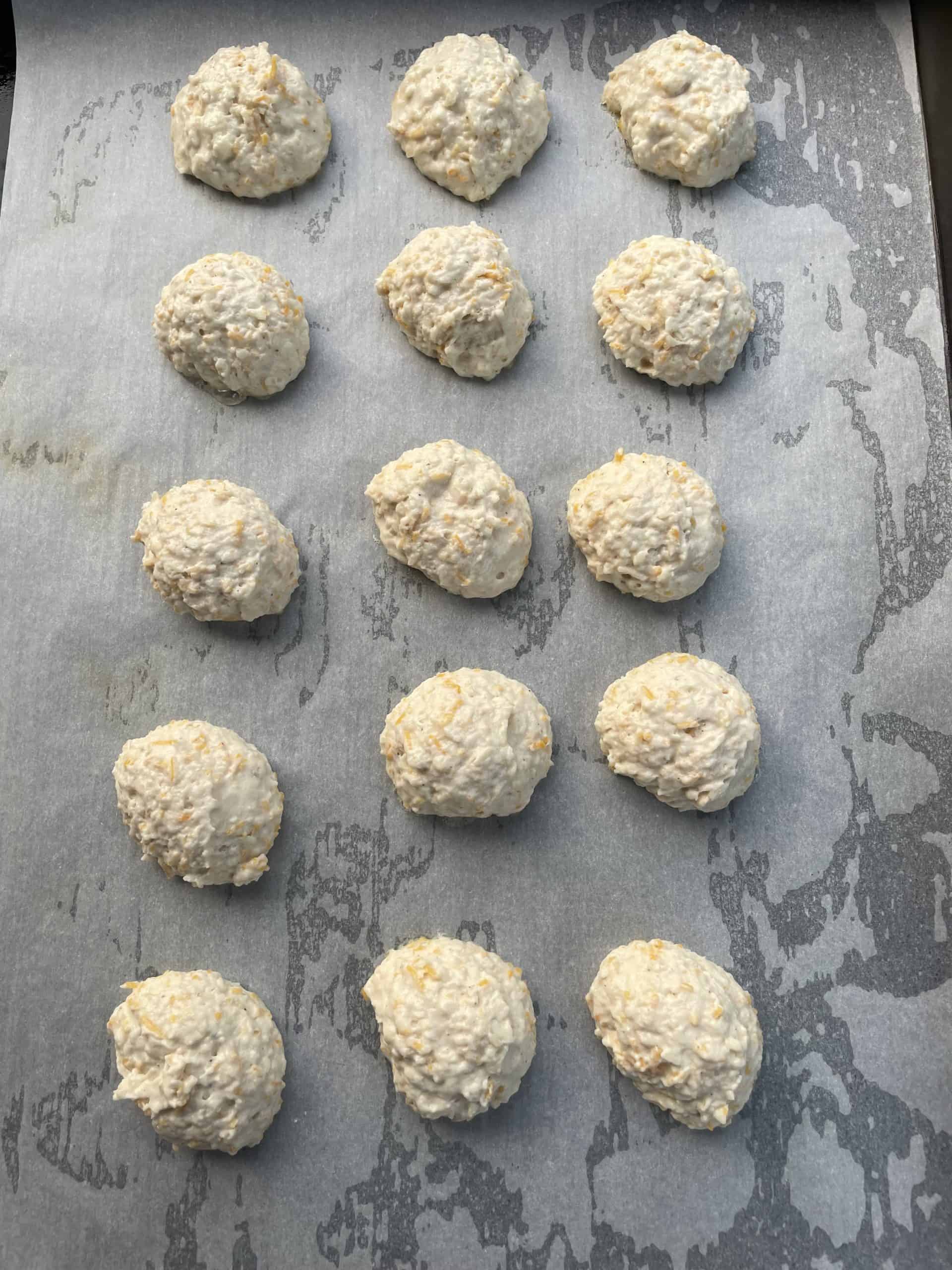 Cheddar Cheese Biscuits Dough