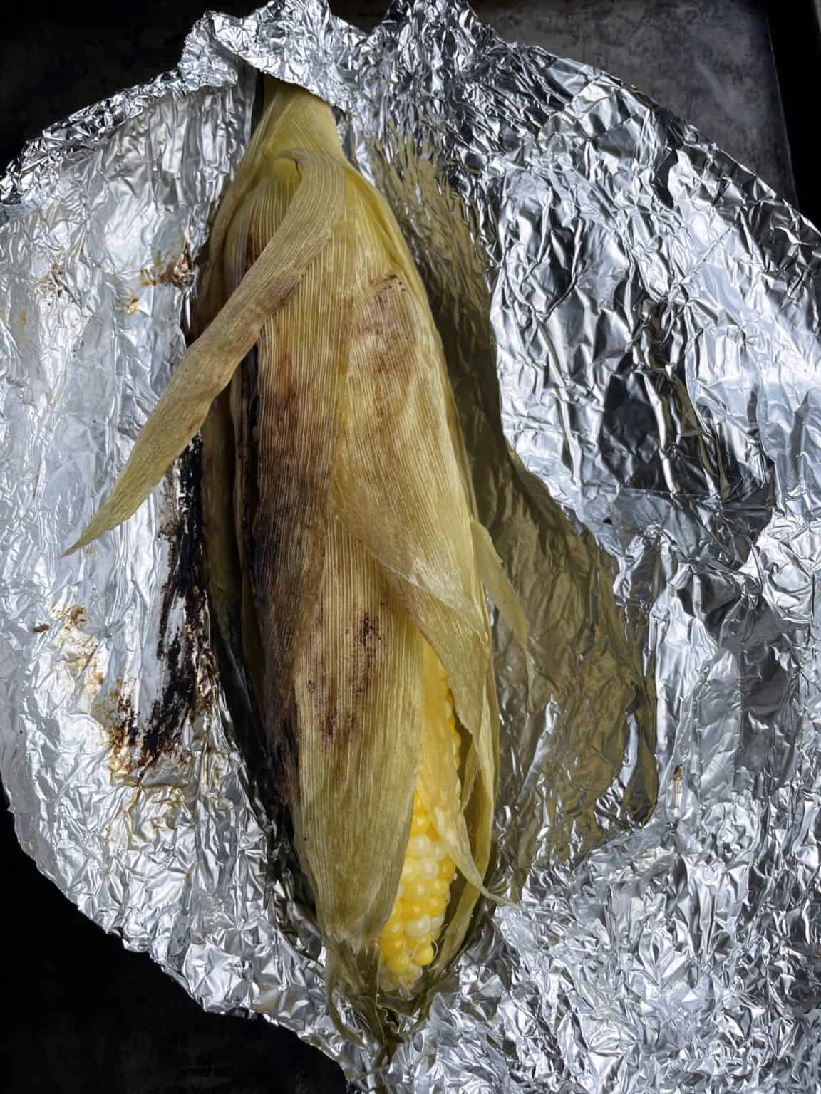 Blackstone Grilled Corn On The Cob In Foil - From Michigan To The Table How To Grill Corn On Blackstone
