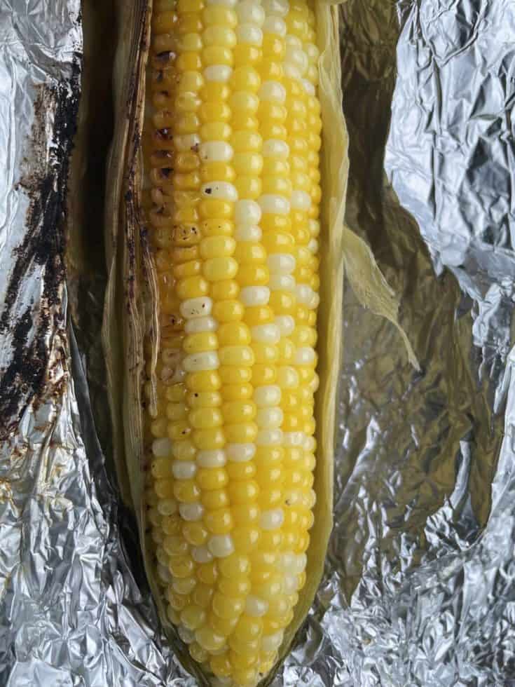 Griddle Corn on the Cob in Foil.