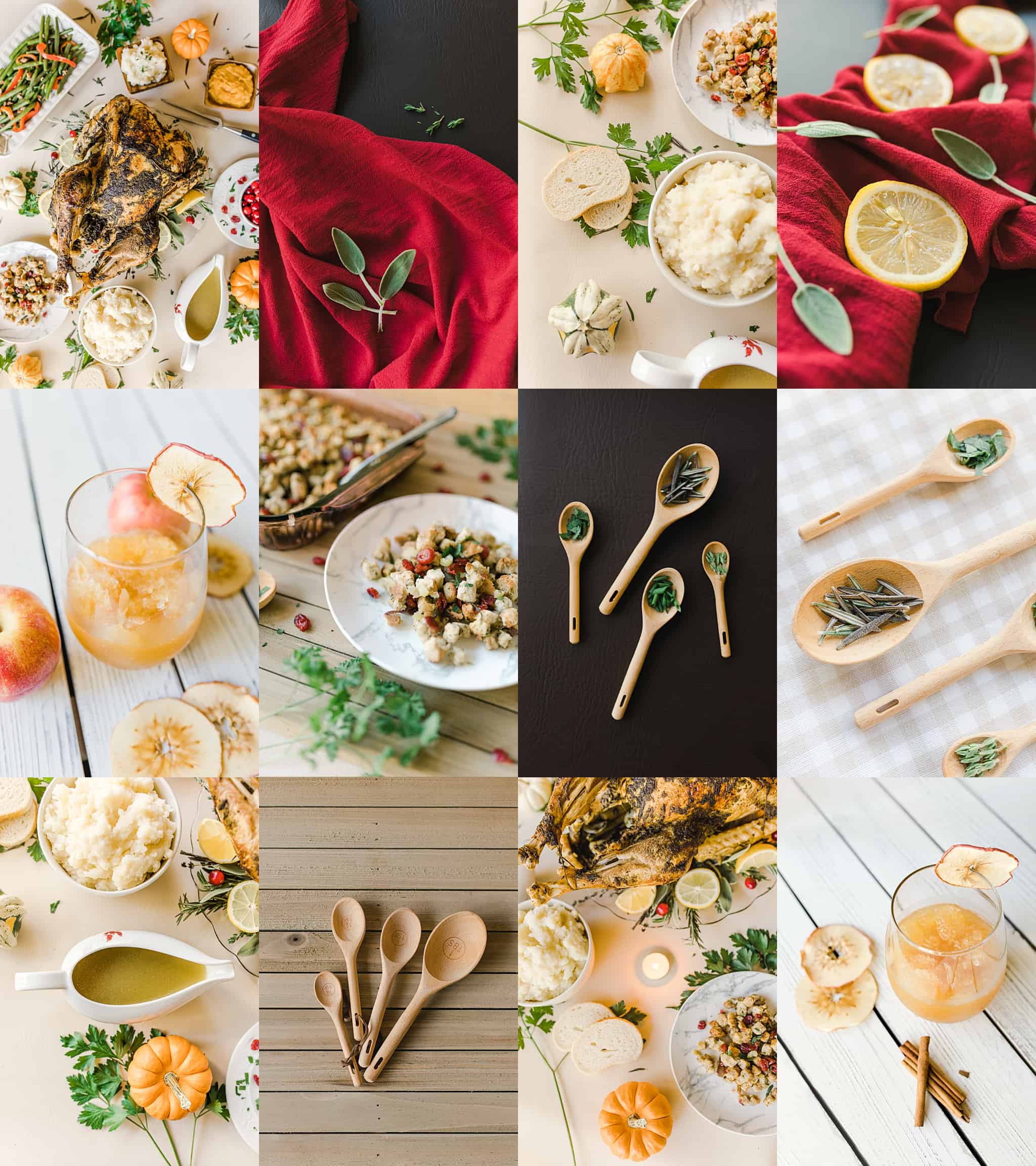 Collage of Thanksgiving Recipes Easy To Make