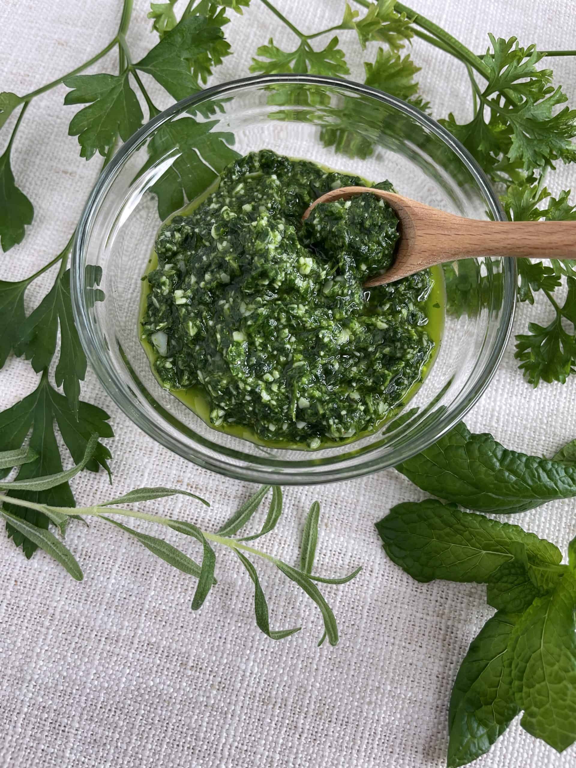 Pesto without Pine Nuts