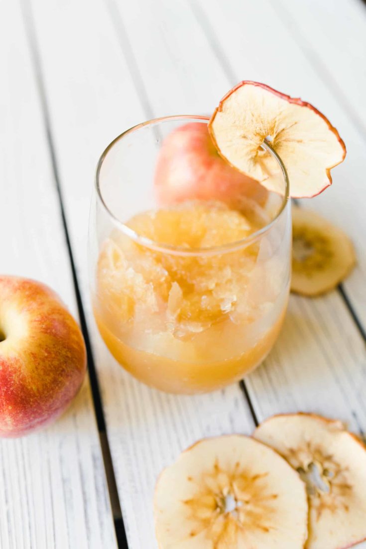 Dried Apple Slices for Apple Cider Cocktail