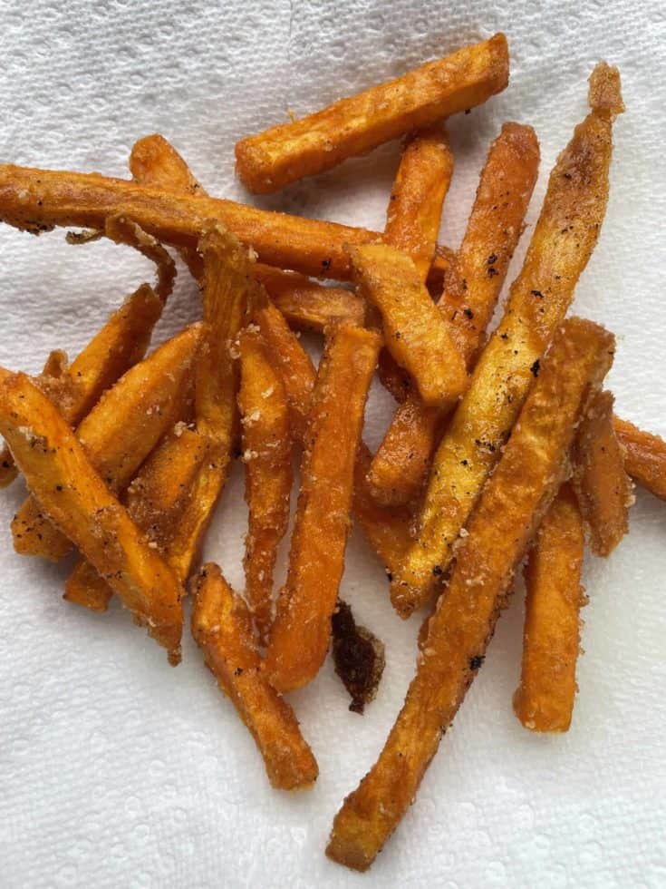 Deep Fry Sweet Potato Fries