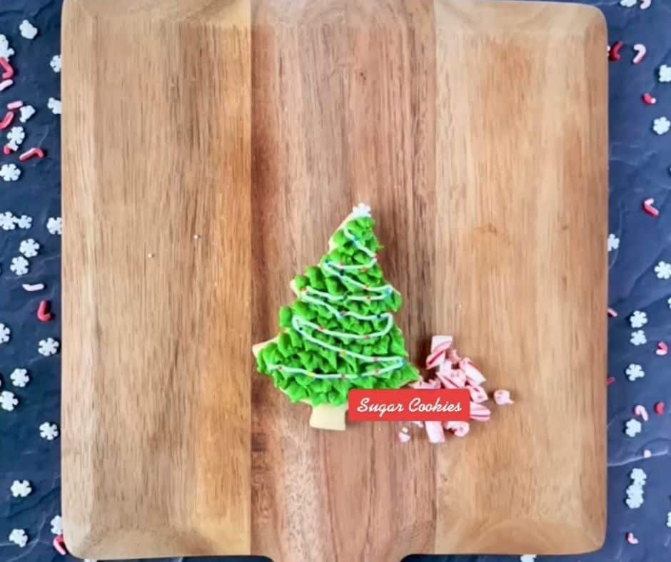 Focal Point for Candy Charcuterie Board. - Green Sugar Cookie Tree
