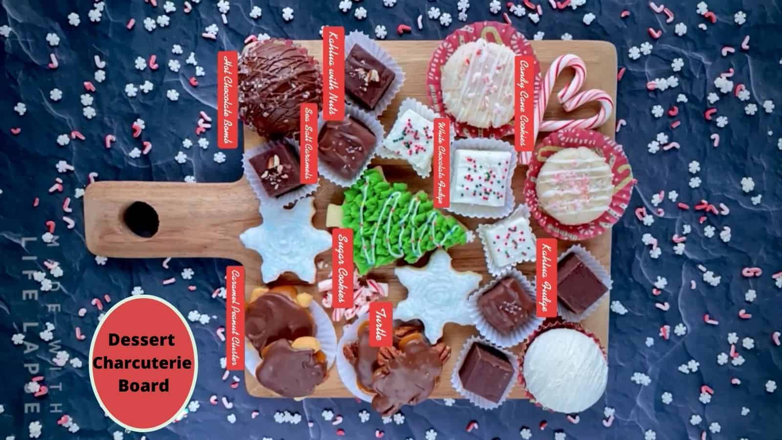 Christmas Candy Charcuterie Board