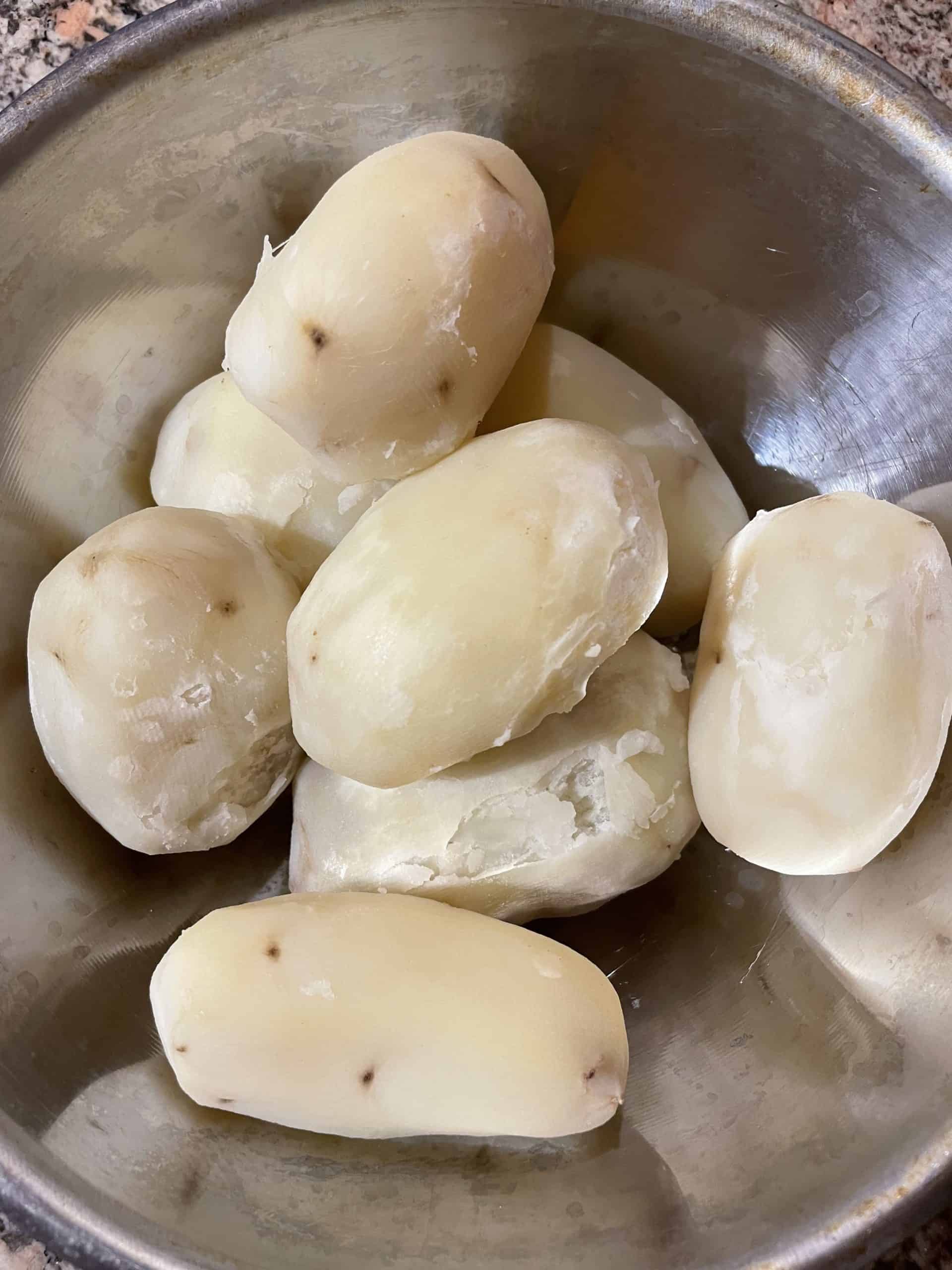 Boiled Whole, Peeled Potatoes