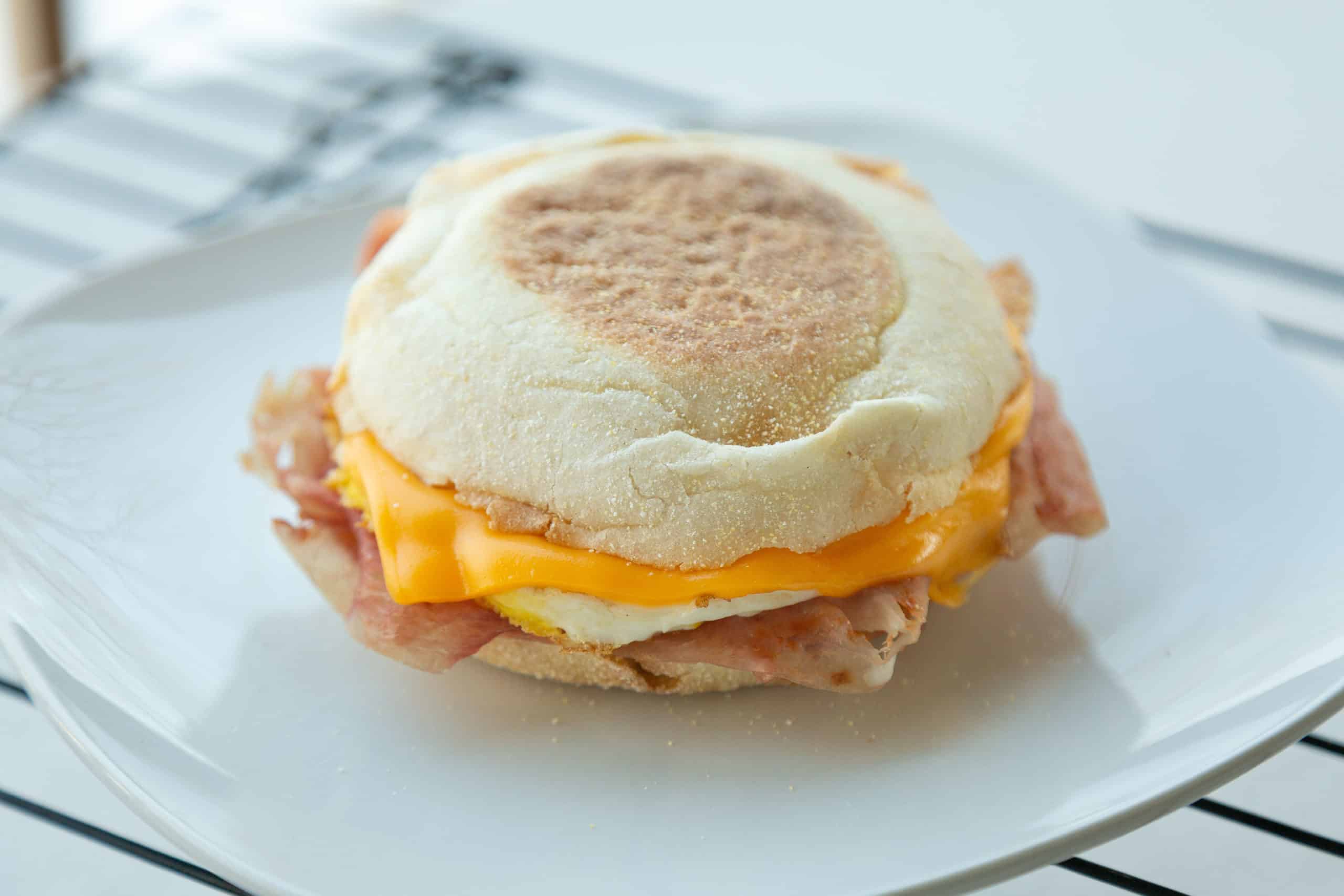 Electric Pressure Cooker Ham and Egg Grilled Breakfast Sandwiches
