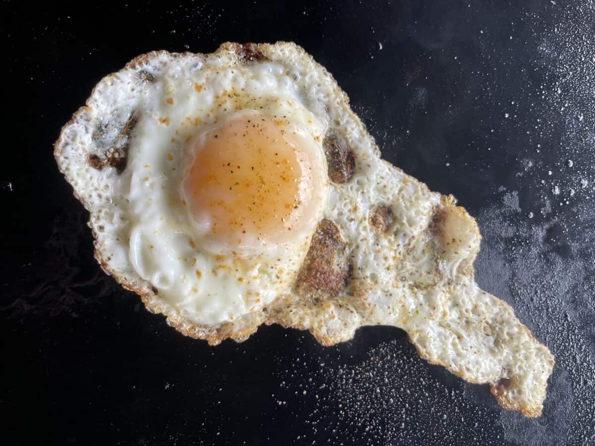 Blackstone Griddle Fried Egg.
