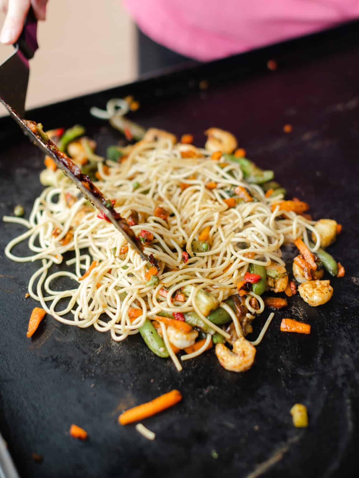 Blackstone Stir Fry Noodles From Michigan To The Table