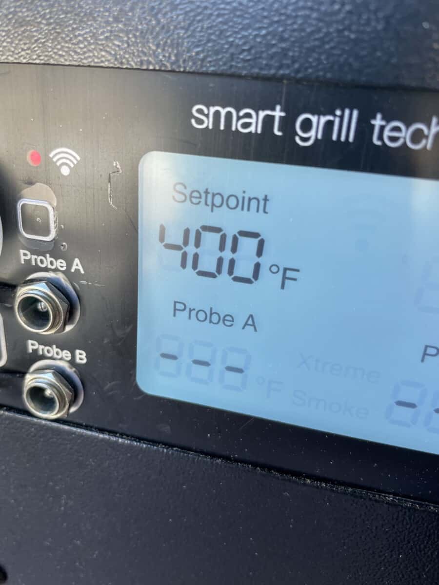Preheat the Smoker Grill to 400°F.