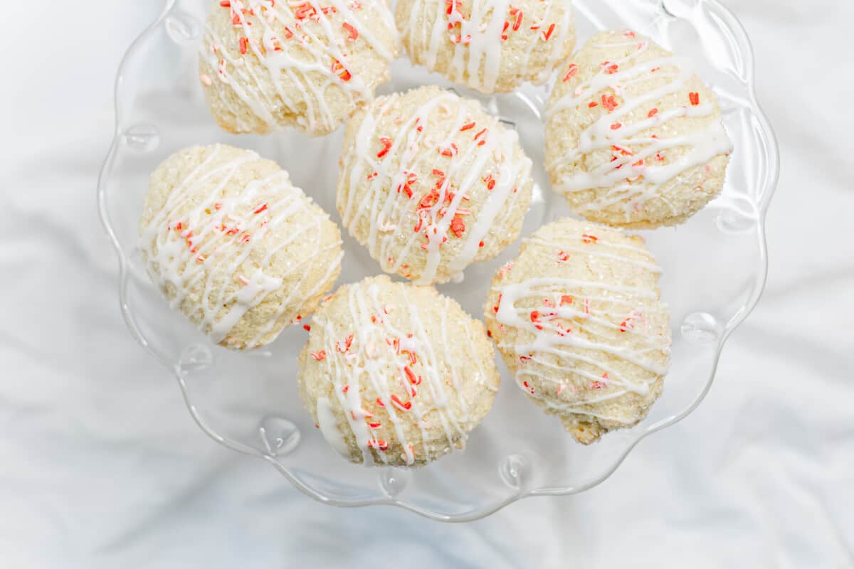 Garnished Candy Cane Cookies