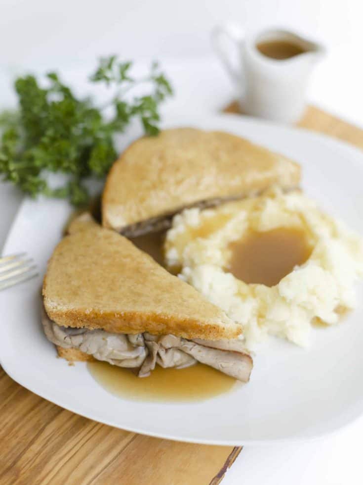 Hot Roast Beef Sandwich