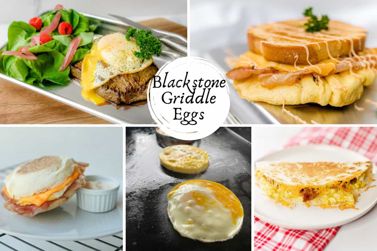 Blackstone Griddle Eggs - Steak and Egg, Egg Drop Sandwich, Breakfast Egg Sandwich, Egg Patties, and Egg Taco