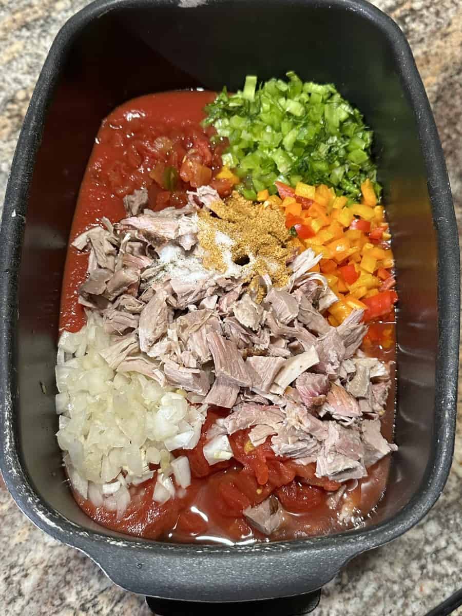 Add All Chili Ingredients to the Slow Cooker