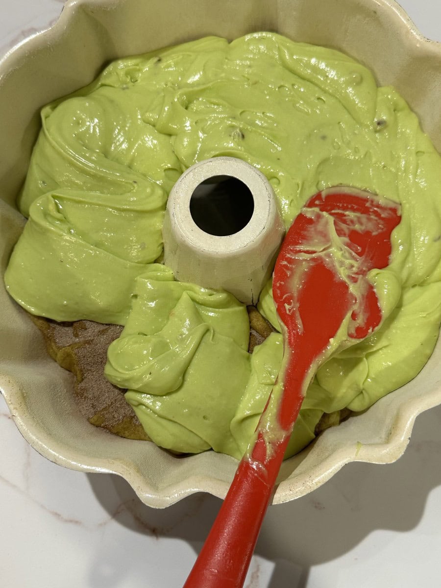 Spread the Cake Batter into an Even Layer