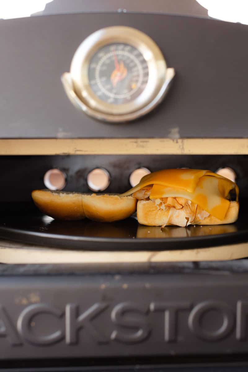 Watch the Slider Cook and be careful not to burn it.