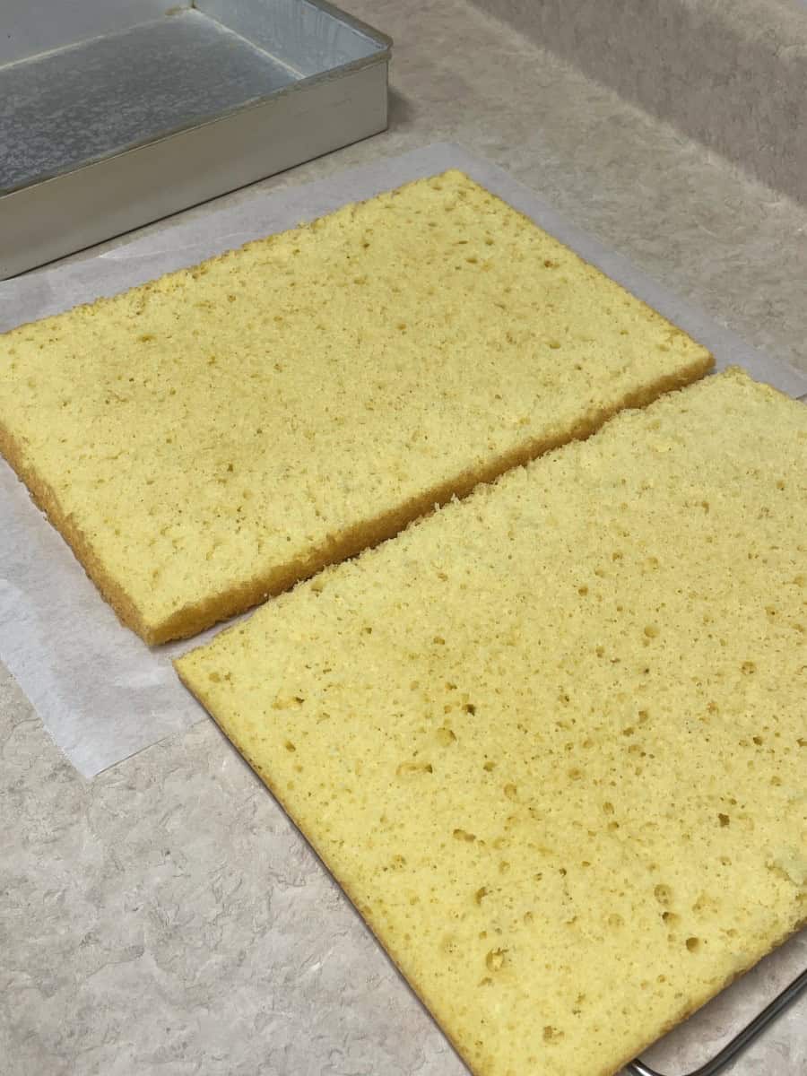 Two Halves of the Yellow Cake