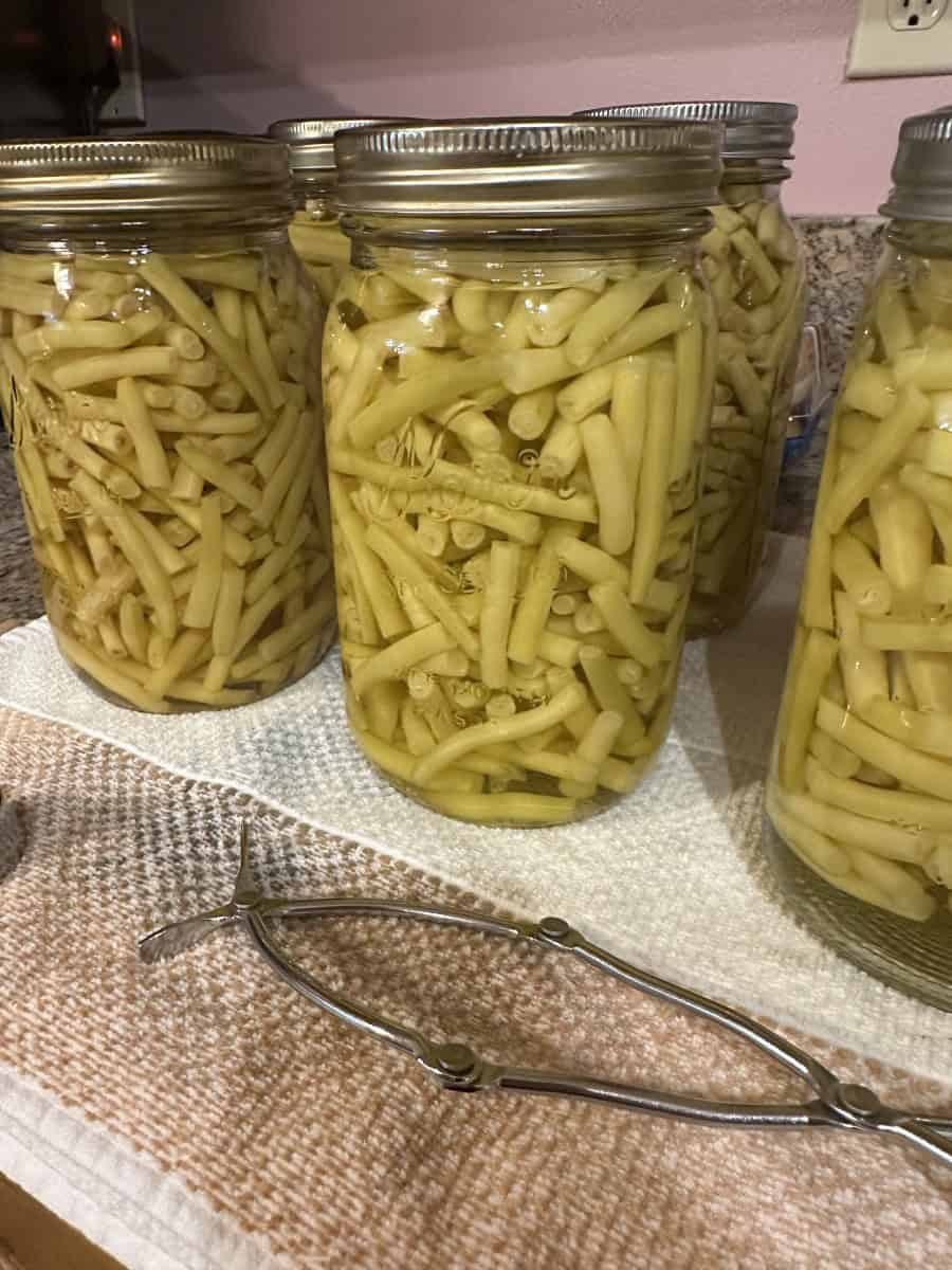 Place the Hot Jars onto a Towel to Let them Cool Completely