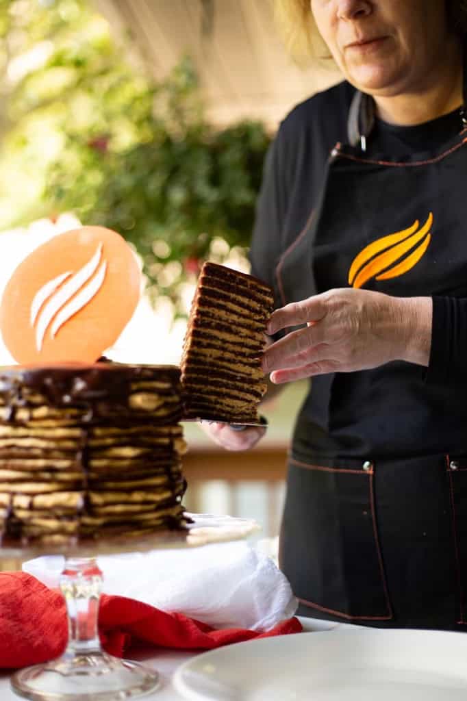 16 Layered Cake (Chocolate and Peanut Butter)