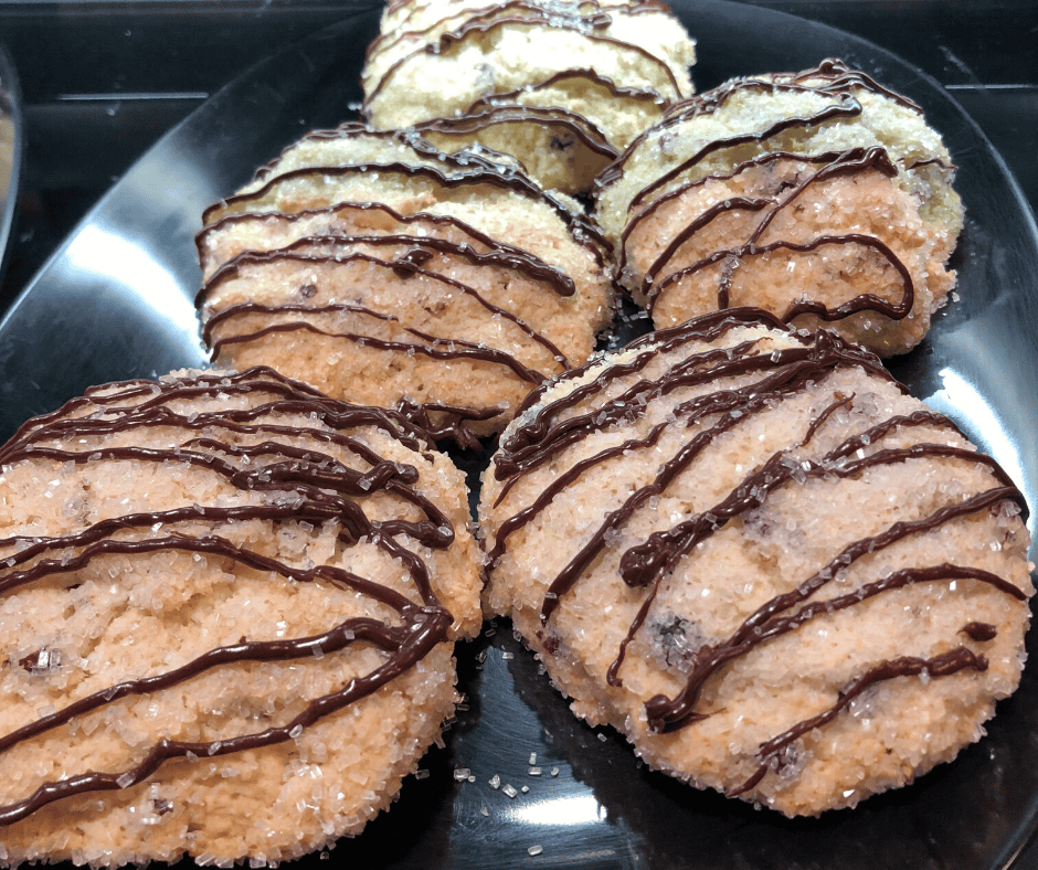 A Tray Full of Chocolate Berry Scomuffies