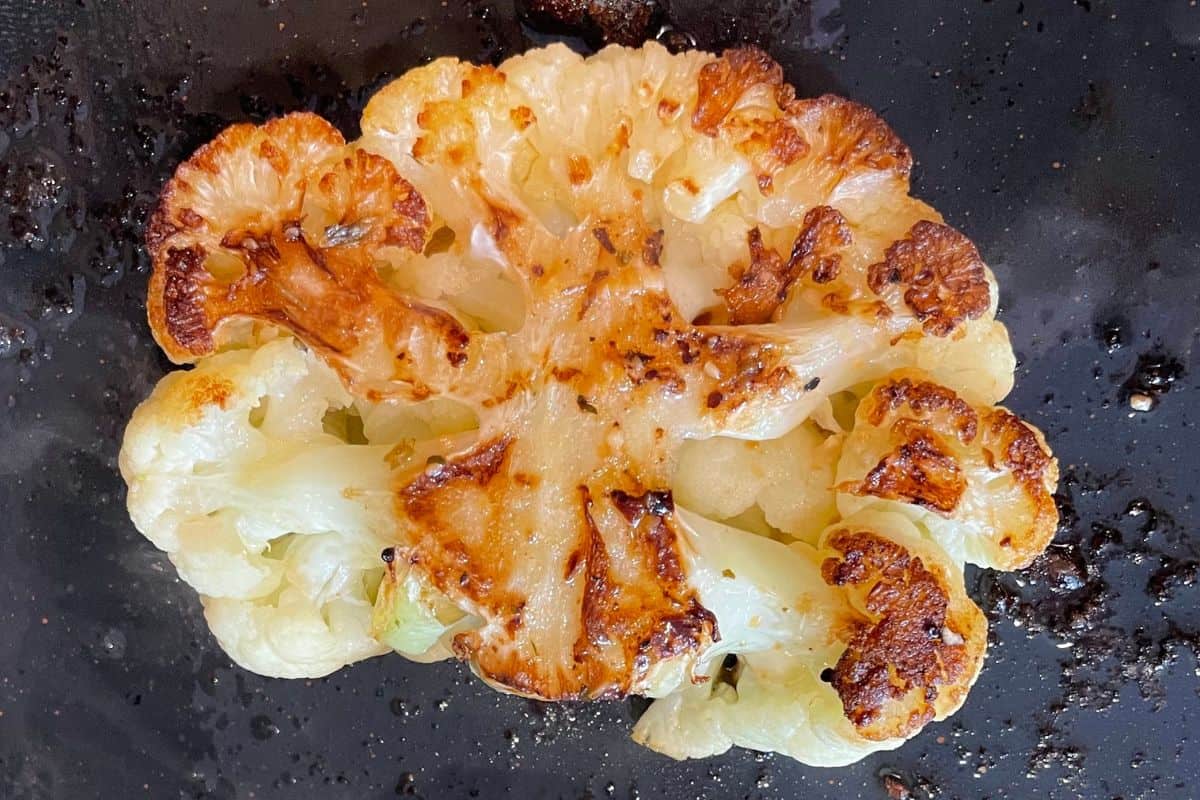 Crispy Griddle Cauliflower Steak