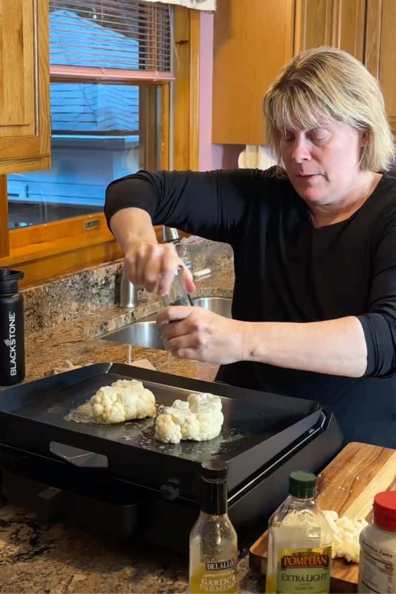Seasoning Cauliflower Steaks