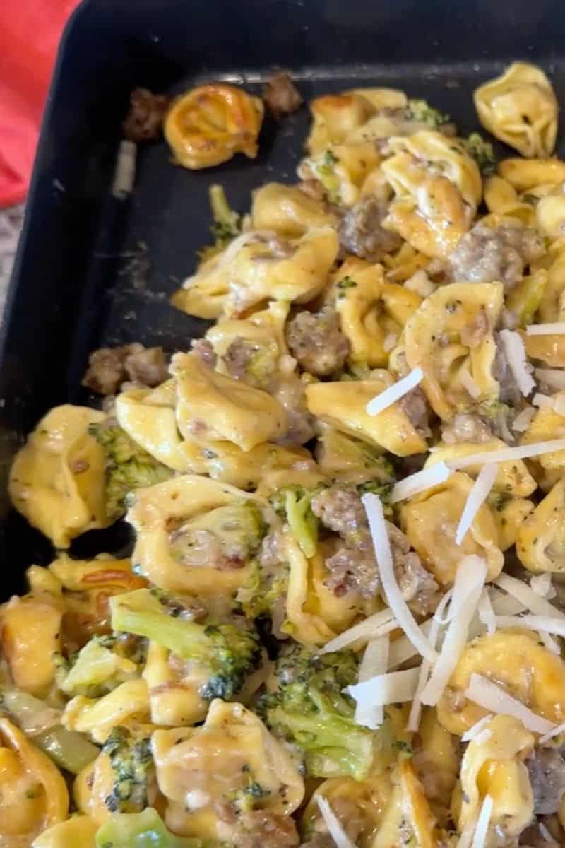 Tortellini Pasta on a Blackstone Griddle