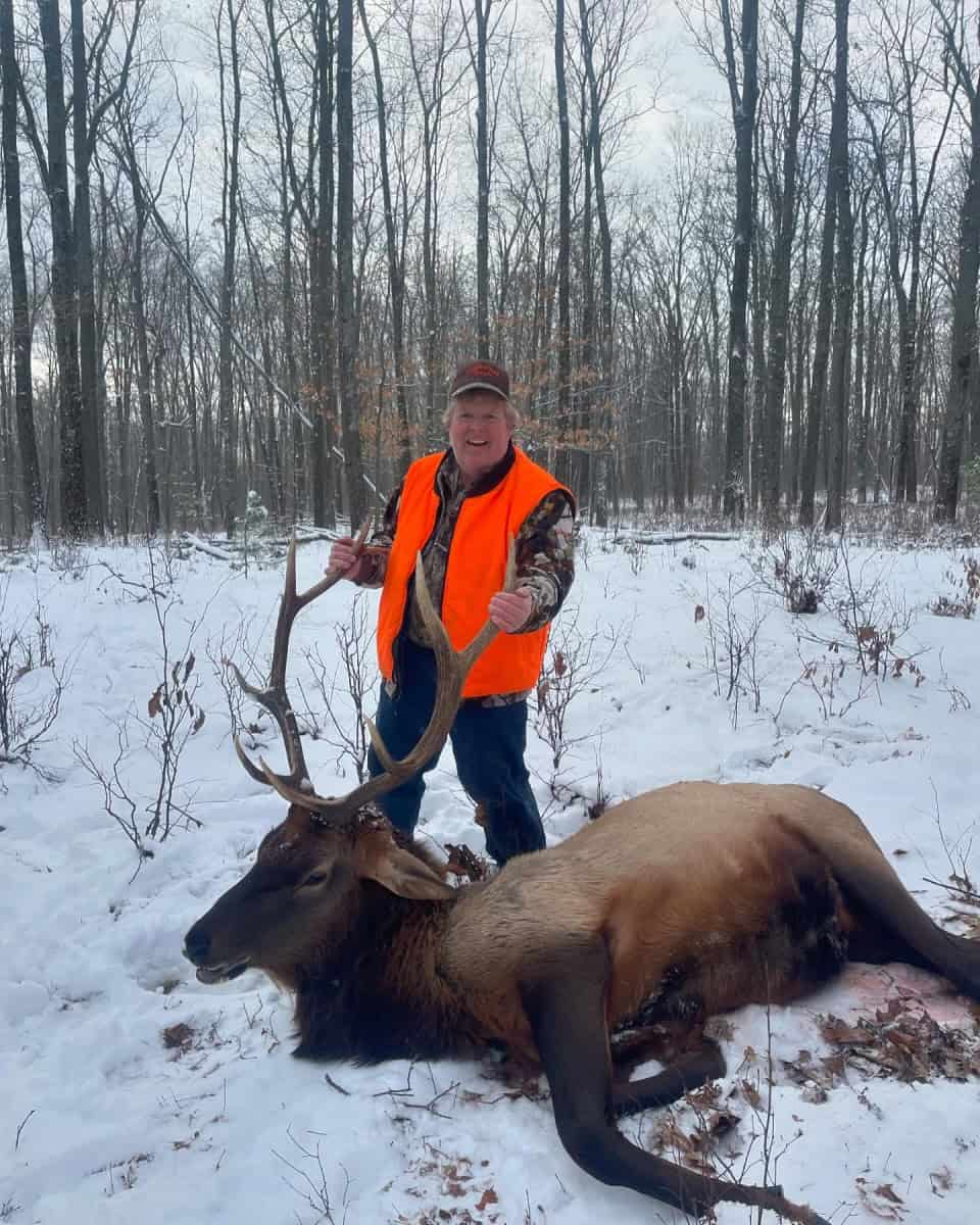 Joel Mackey with His Elk