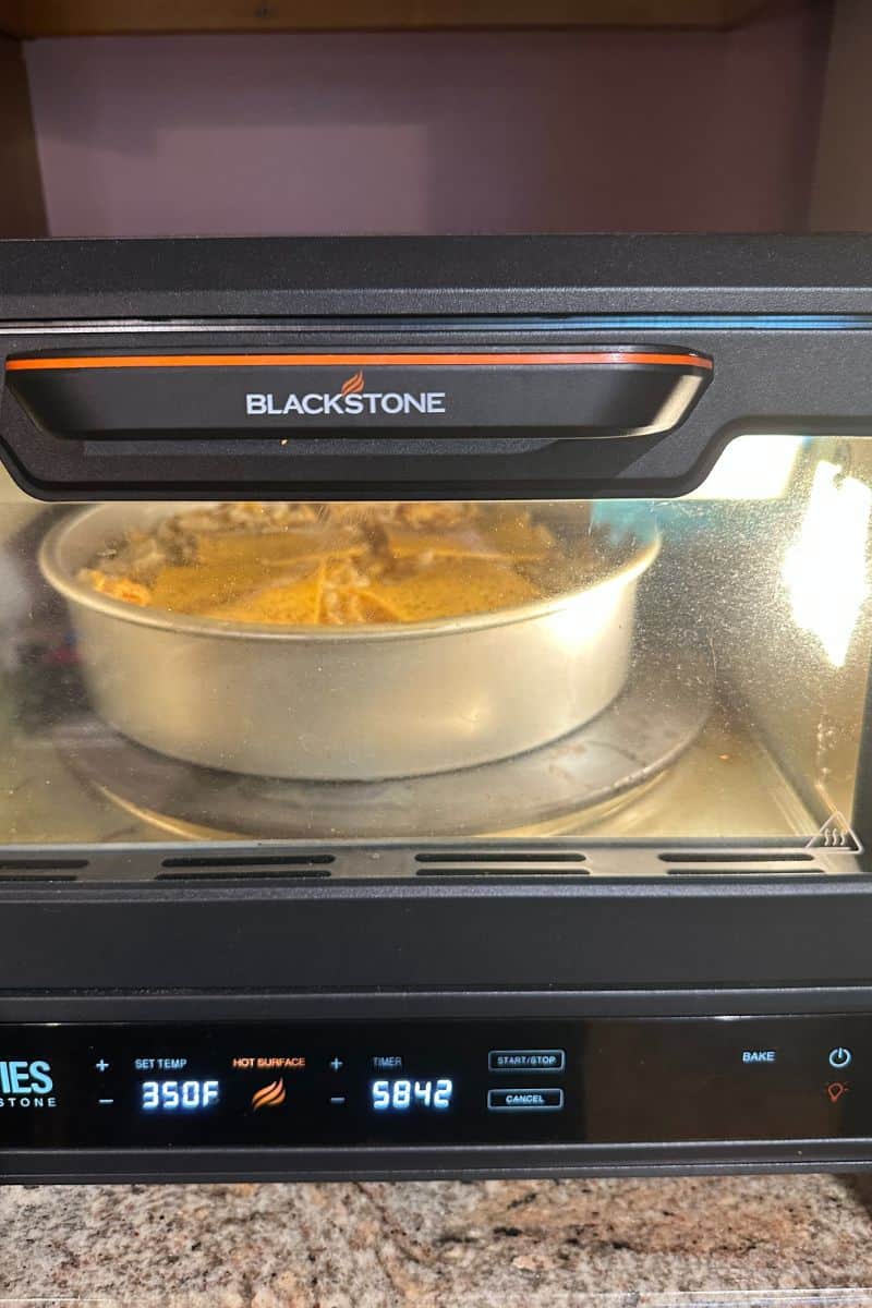 Baking Blackstone Air Fryer Mac and Cheese