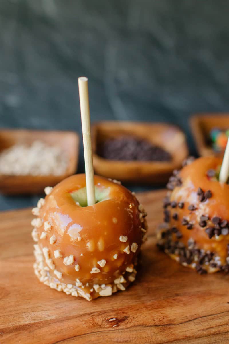 Peanut Homemade Caramel Apple