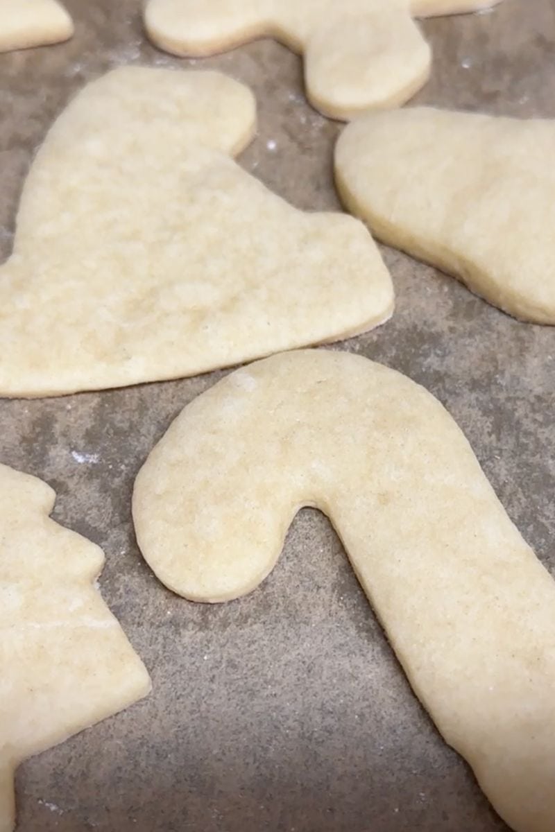 Sugar Cookies Baking on a Griddle