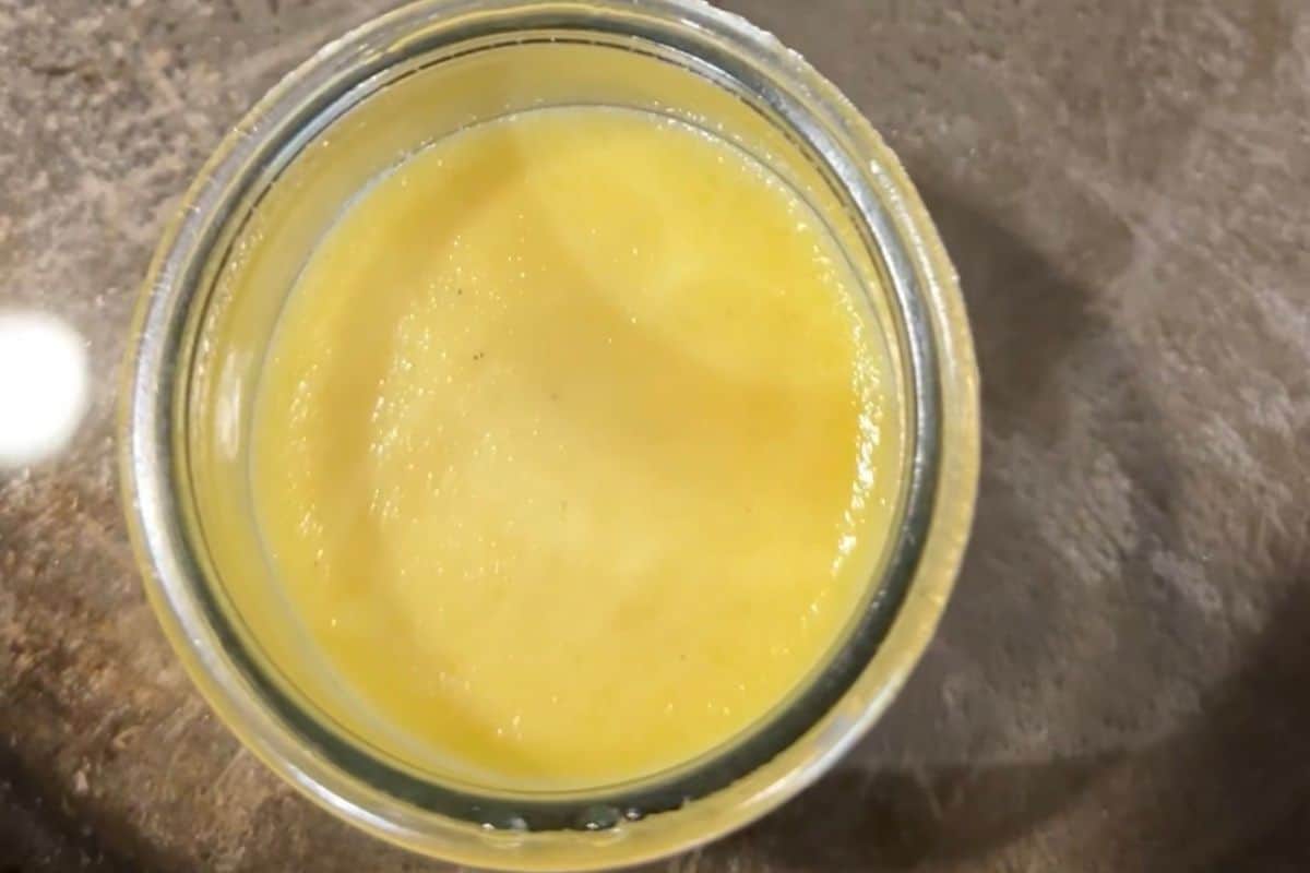 Top View of a Griddle Creme Brulee