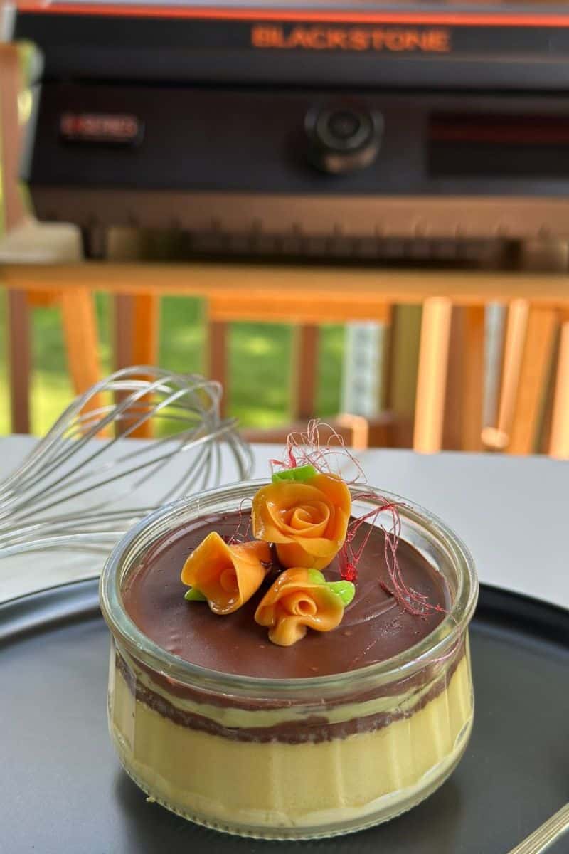 Blackstone Griddle Creme Brulee with Dubai Chocolate